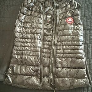Canada Goose Glossy Black Puffer Vest
